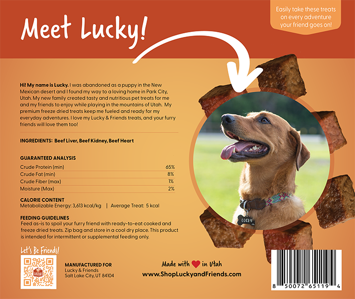 Lucky & Friends Beef Organ Medley Dog Treat