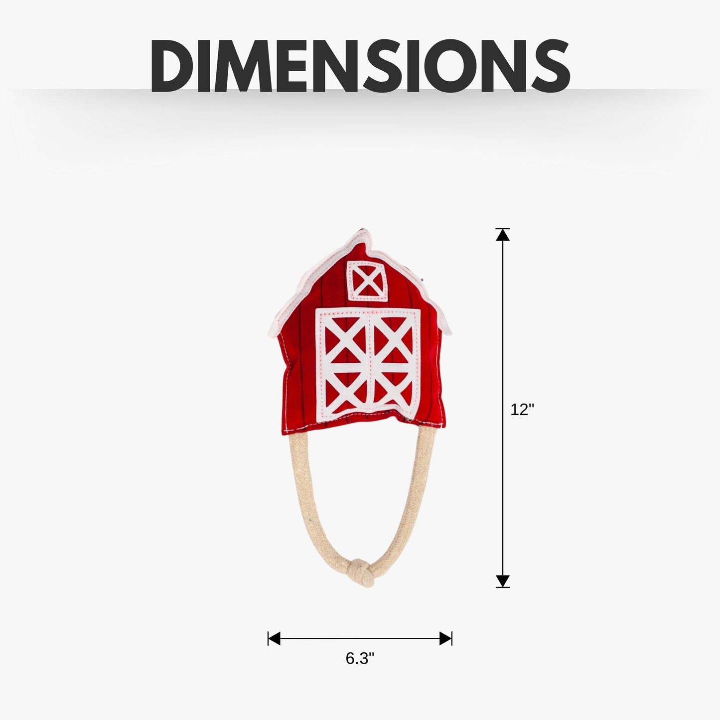 Red Barn Dog Chew Toy