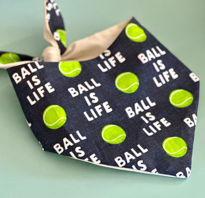 Tennis Ball Dog Bandana