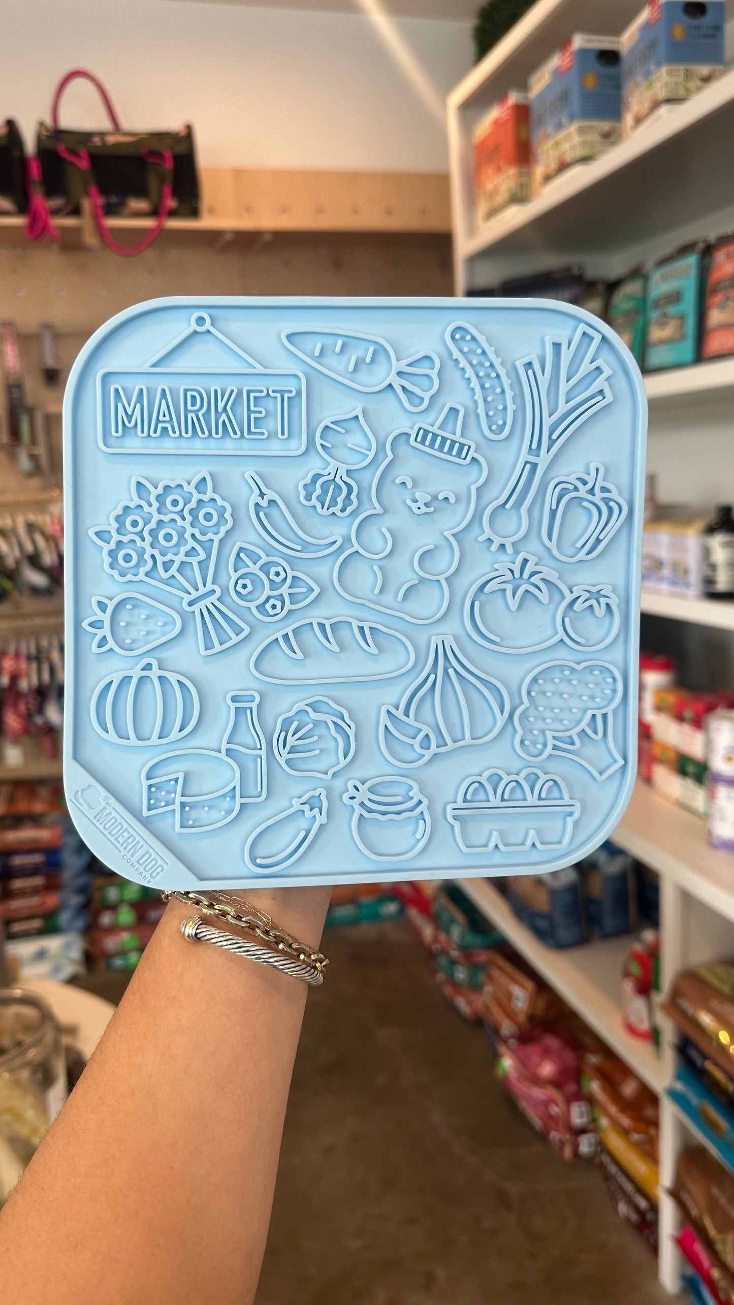 Farmer's Market Theme Lick Mat