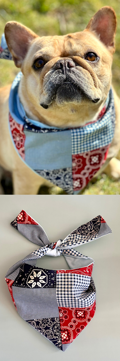 Patchwork Dog Bandana