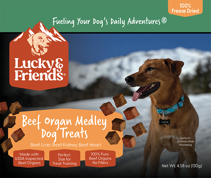 Lucky & Friends Beef Organ Medley Dog Treat