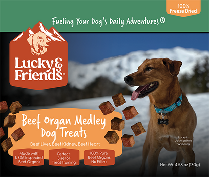 Lucky & Friends Beef Organ Medley Dog Treat