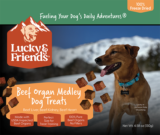 Lucky & Friends Beef Organ Medley Dog Treat