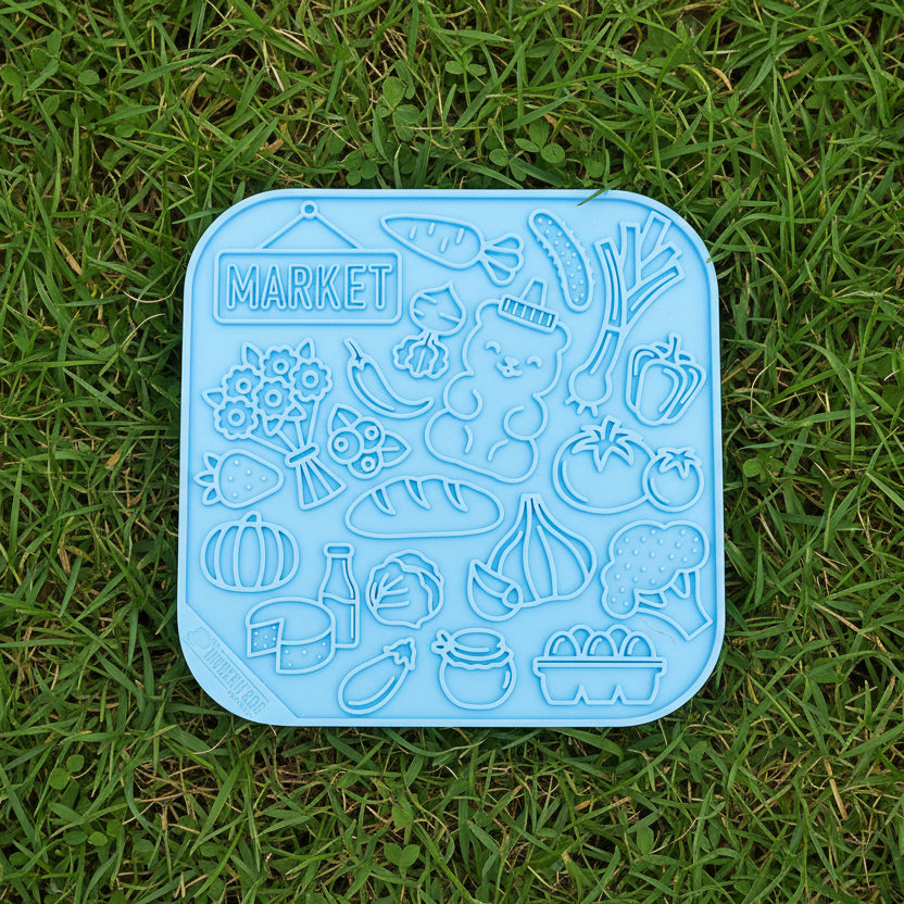 Farmer's Market Theme Lick Mat