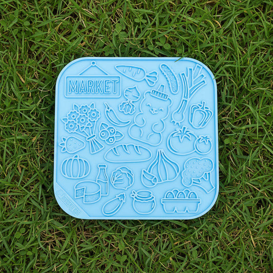 Farmer's Market Theme Lick Mat