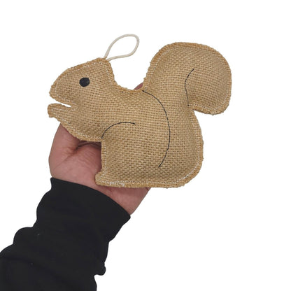 Squirrel Toy Jute Material