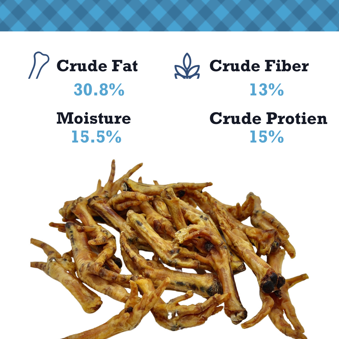 All-Natural Chicken Feet Dog Treats