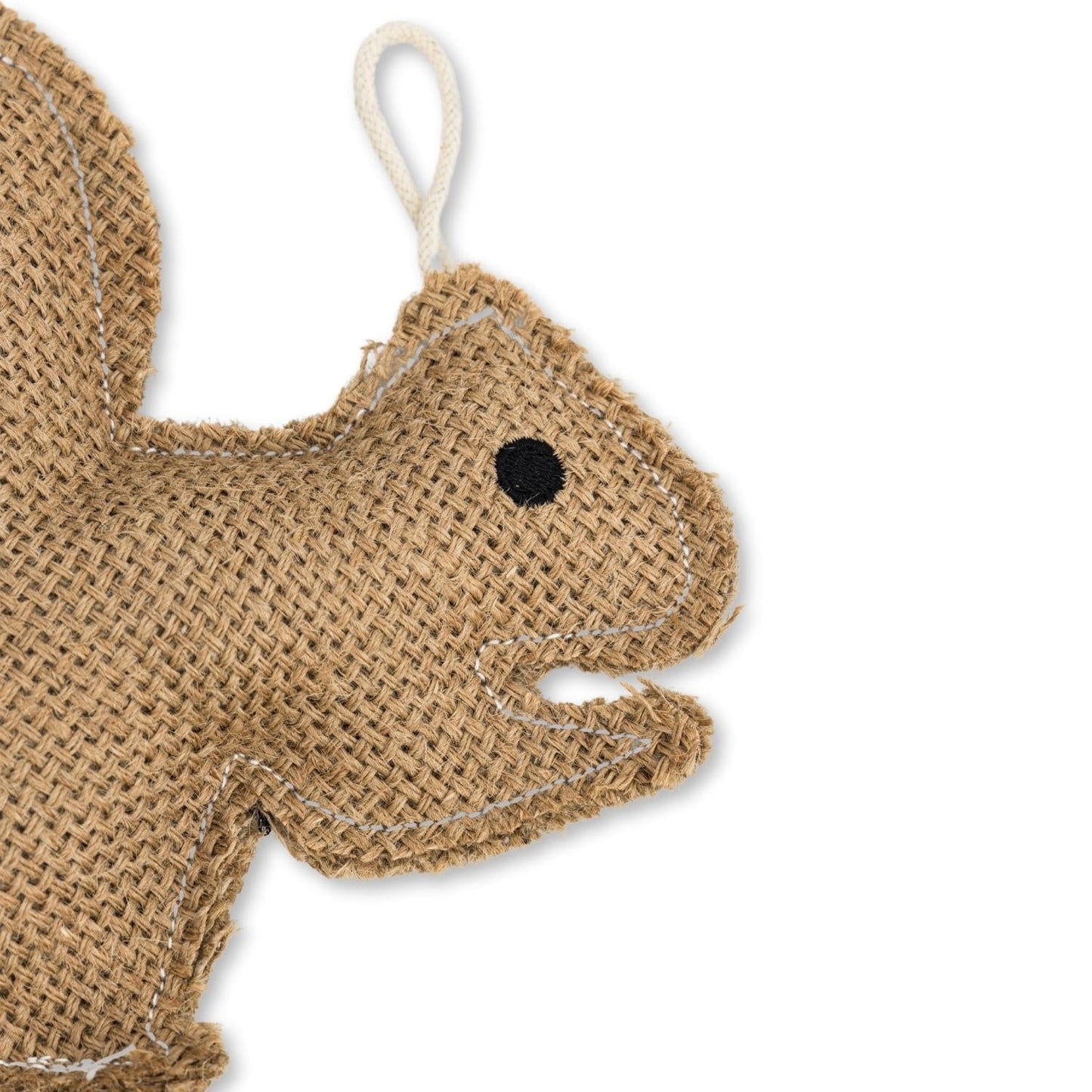 Squirrel Toy Jute Material