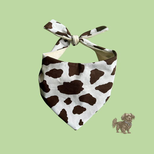 Cow print bandana