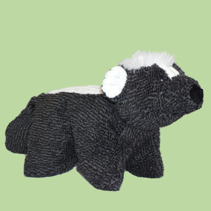 Plush toy skunk for dog